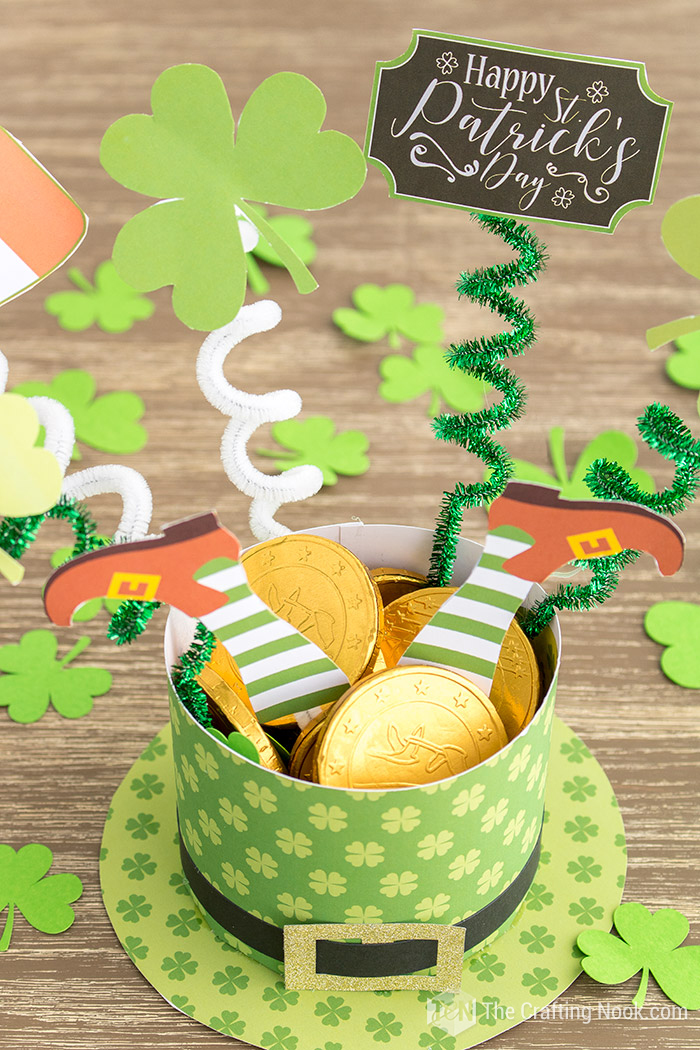 Lucky Hat St. Patrick’s Day Favor Box (free Printables) | The Crafting Nook