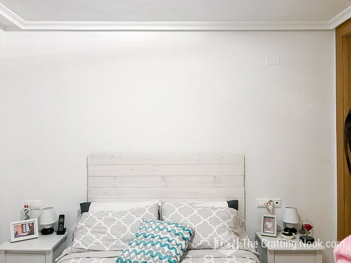 First life of the Wooden Headboard in our bedroom