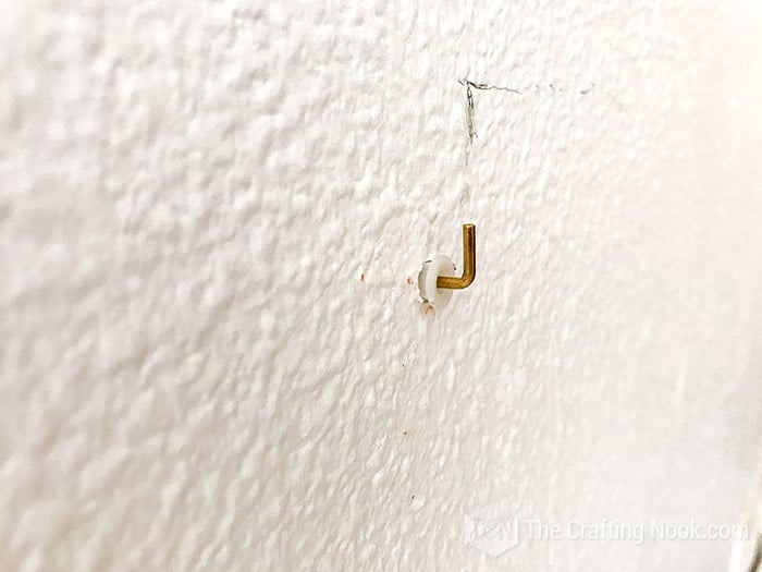 L-shaped on wall