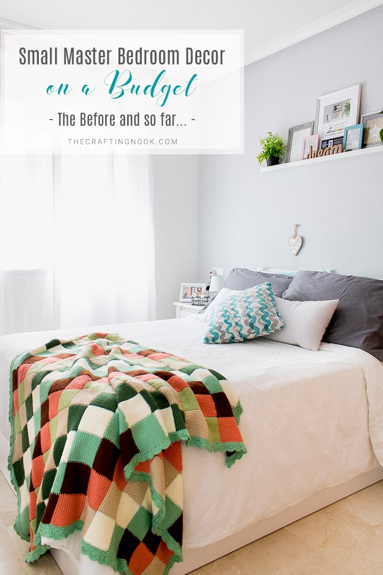 Small Apartment Decor Series: Small Master Bedroom Decor on a Budget (The Before and So far)