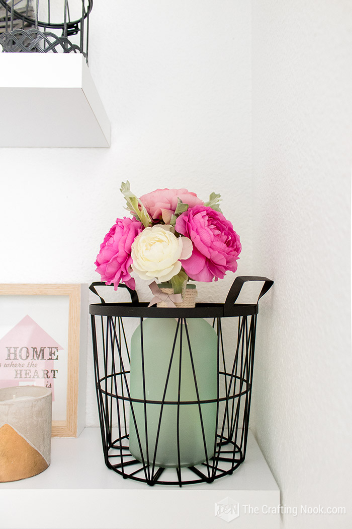 close up view of flowers in vase farm house style