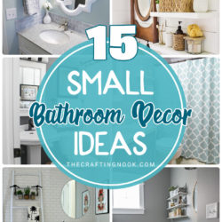 25 Small Bathroom Organizing Ideas | The Crafting Nook