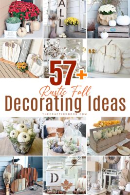 57+ Rustic Fall Decorating Ideas (Mostly DIY Projects) - The Crafting Nook