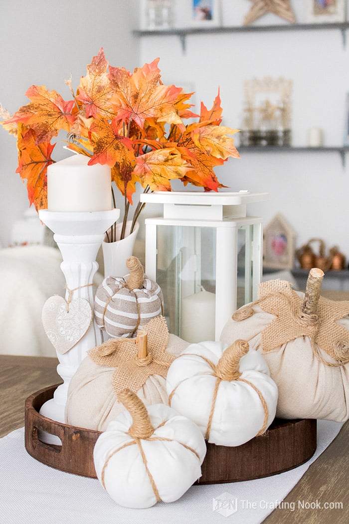 How to make fabric pumpkins diy.