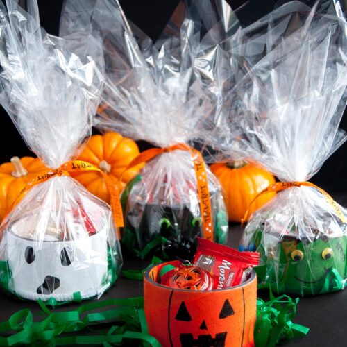 Upcycled Tape Rolls Halloween Gifts cover feature image