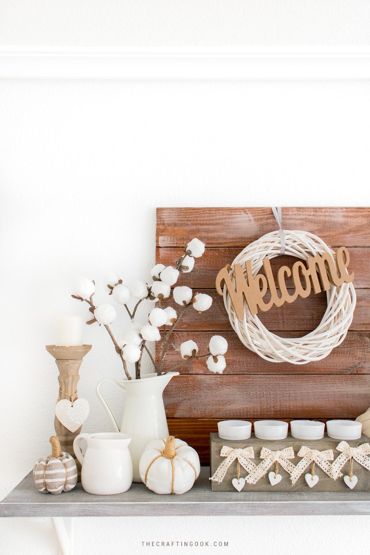 Farmhouse Fall Mantel Decor (on a budget) Cover image