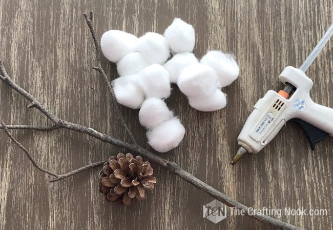 view of cotton stems supplies