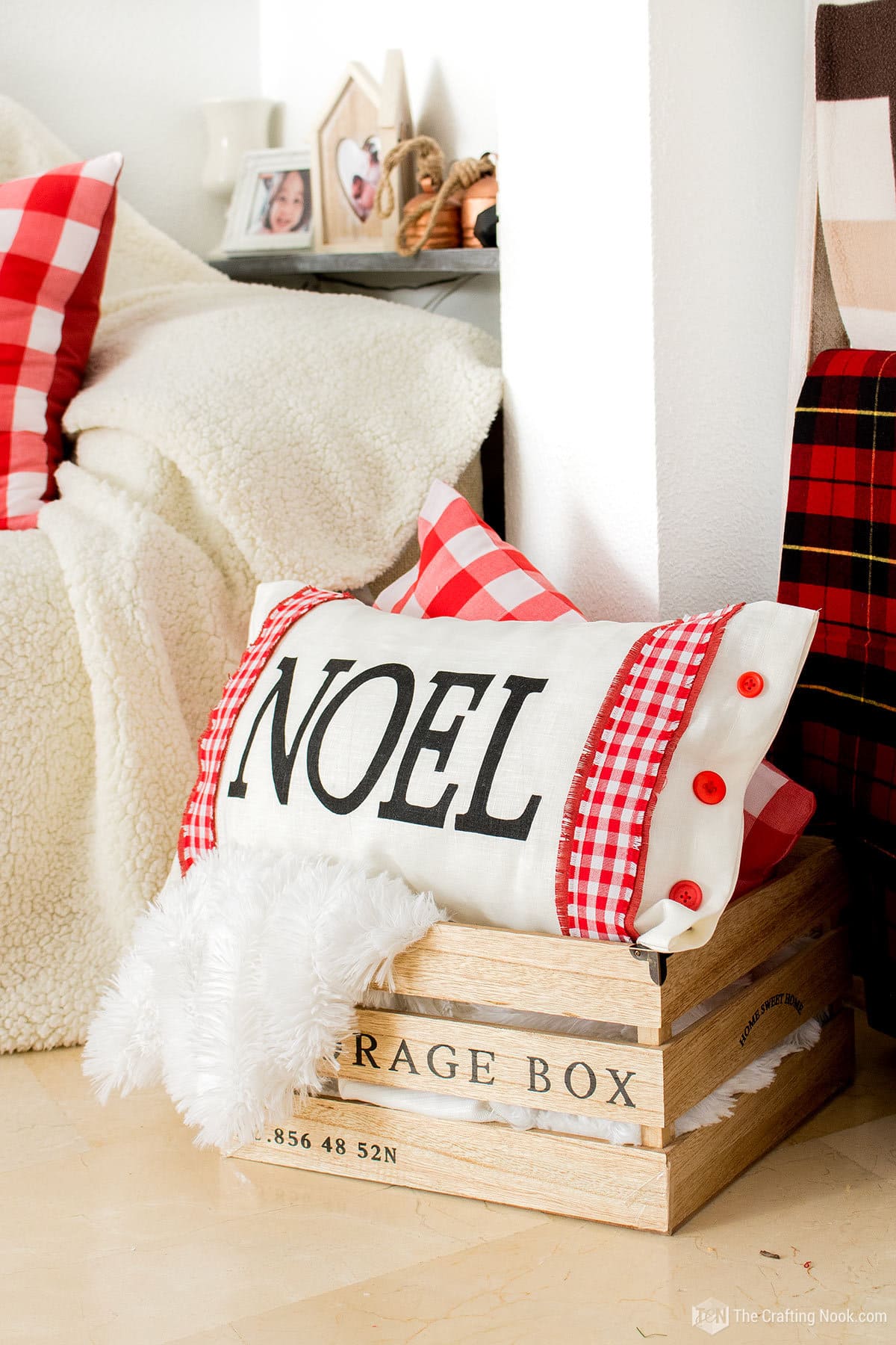 Christmas pillow hot sale case covers