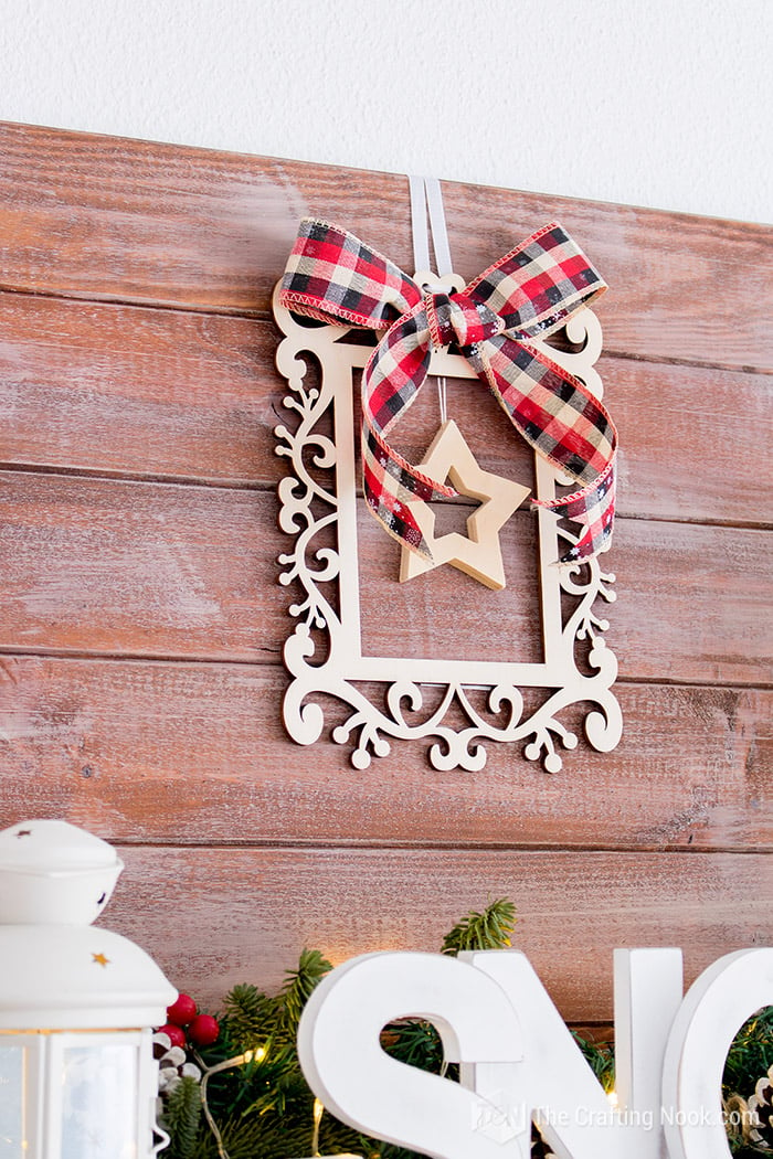 Red and White Christmas Plaid Decor Home Tour 2018 - The Crafting Nook