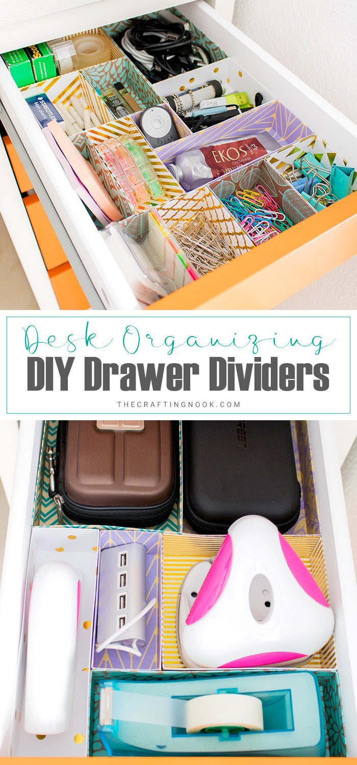 DIY Drawer Dividers for Desk Organizing (+Tips and Tricks) - The Crafting  Nook