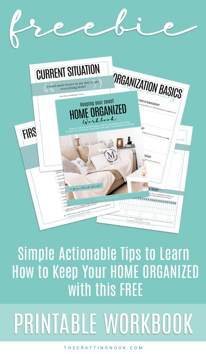 Home organized: Download this free Workbook!