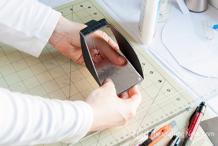 placing the foil inside the inner of the diffuser