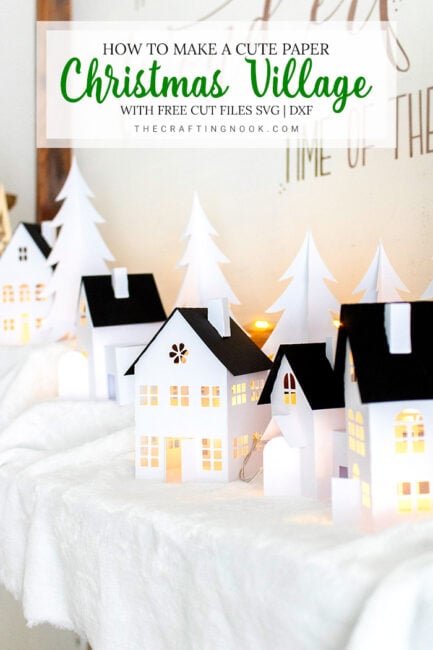 DIY Paper Christmas Village