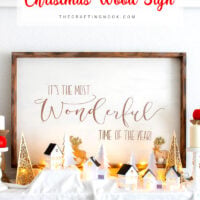 DIY Paper Christmas Village (+ Free Cut Files) | The Crafting Nook