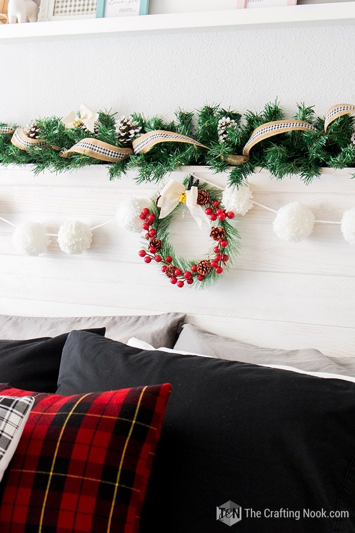 Black and White Buffalo Plaid Christmas Home Tour 2019 - The