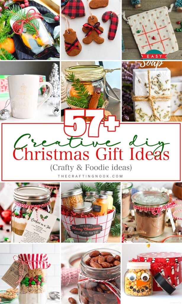 57+ Creative DIY Christmas Gift Ideas (Crafty & Foodie) - The Crafting Nook