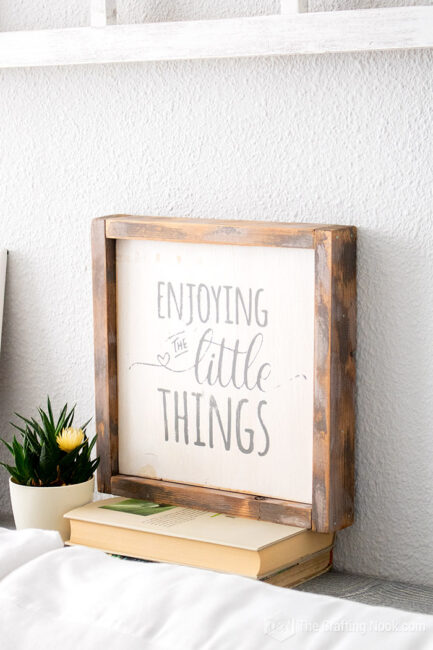 DIY Reversible Farmhouse Wood Sign Cover Image