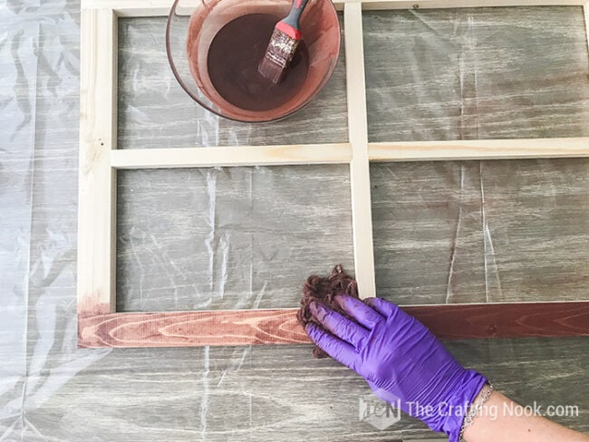 DIY Farmhouse style Window Frames Tutorial | The Crafting Nook