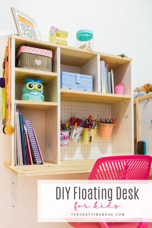 DIY Floating Desk for Kids
