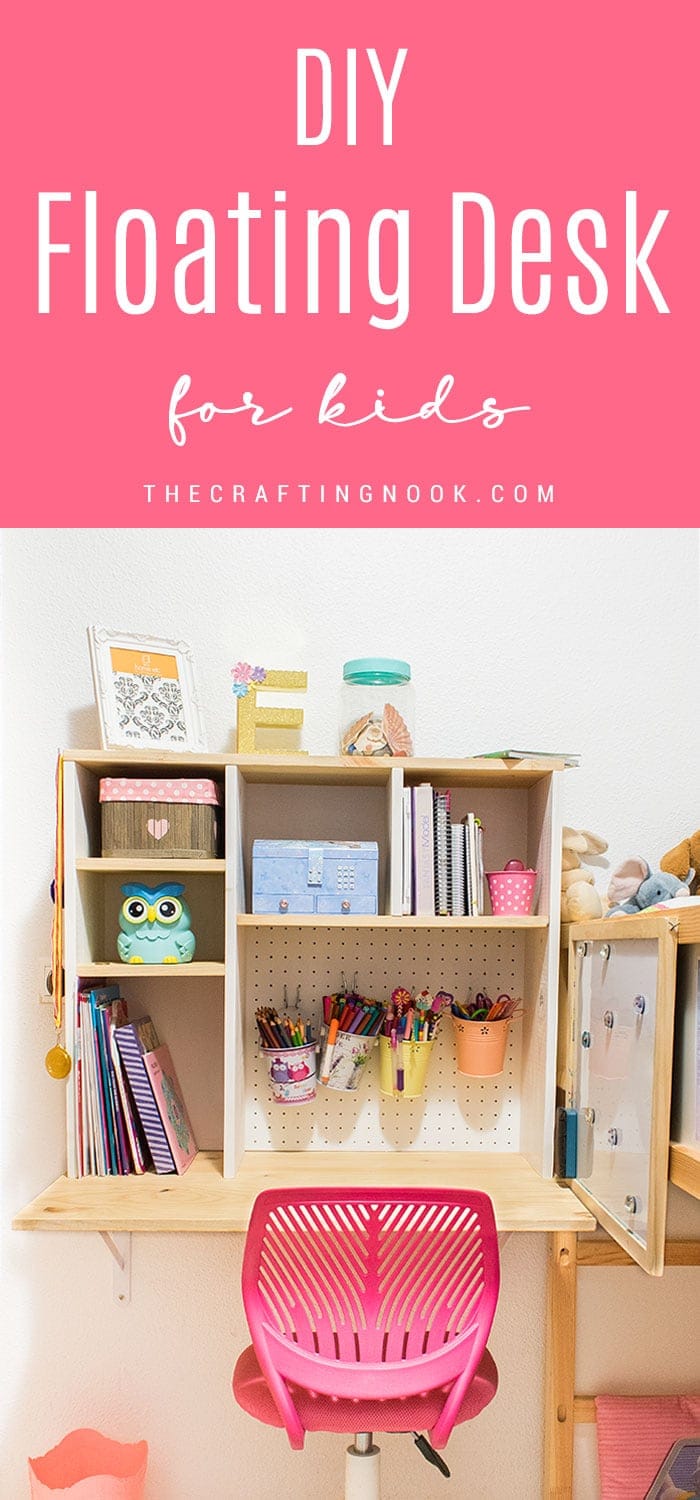 How to Make a Fun Floating Desk for Kids Pinterest image 3