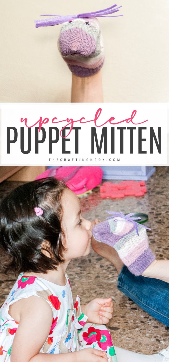 How to make a mitten cute puppet