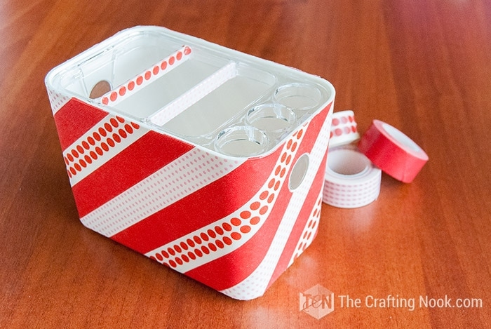 Washi Tape Box Organizer (easy and inexpensive) - The Crafting Nook