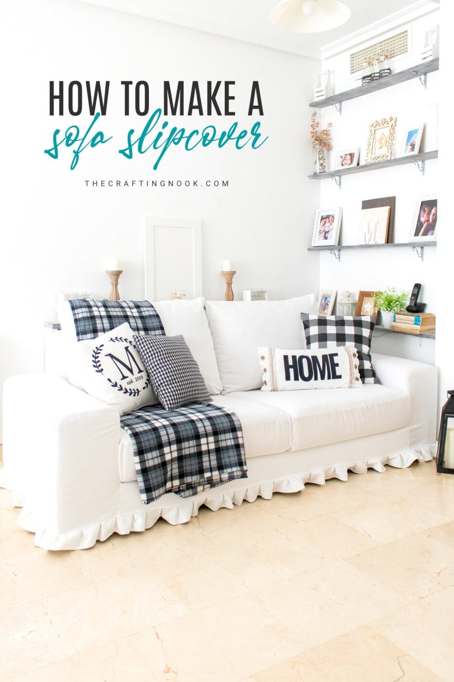 DIY Sofa Slipcover image cover