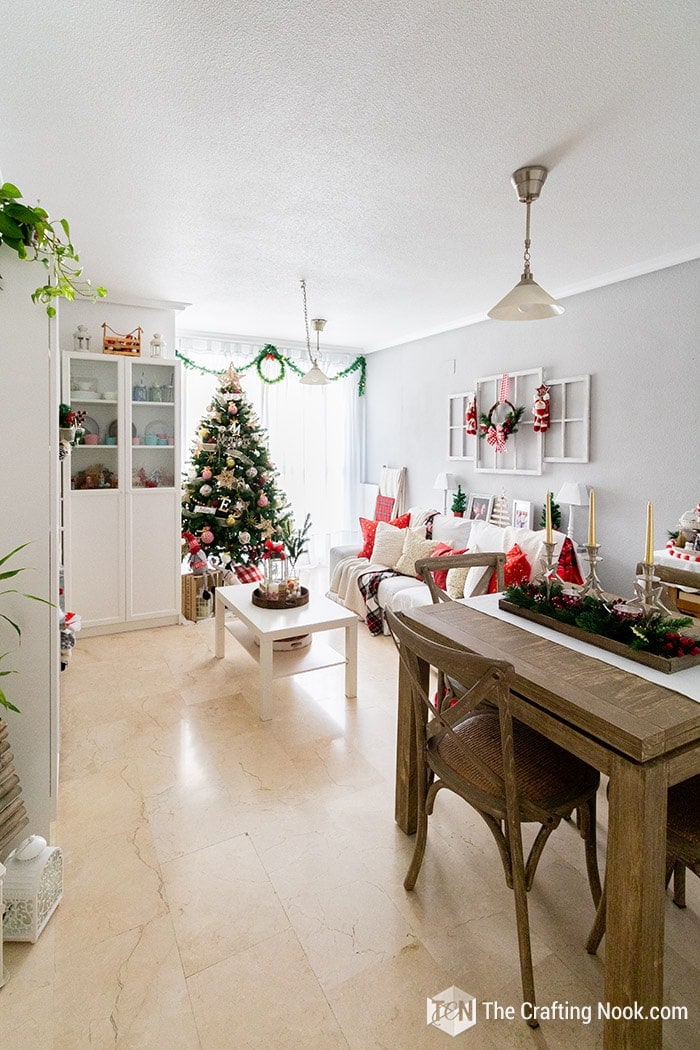 general view of  living room home tour