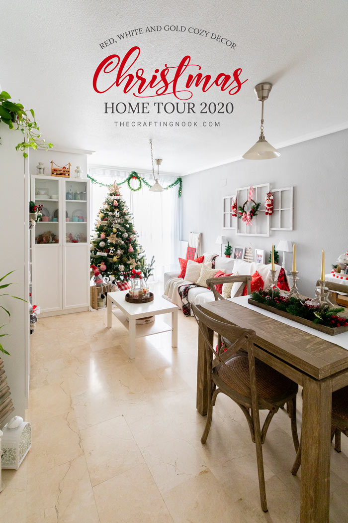 My Red and Gold Decor Christmas Home Tour 2020