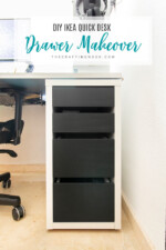 DIY Quick IKEA Desk Drawer-Makeover