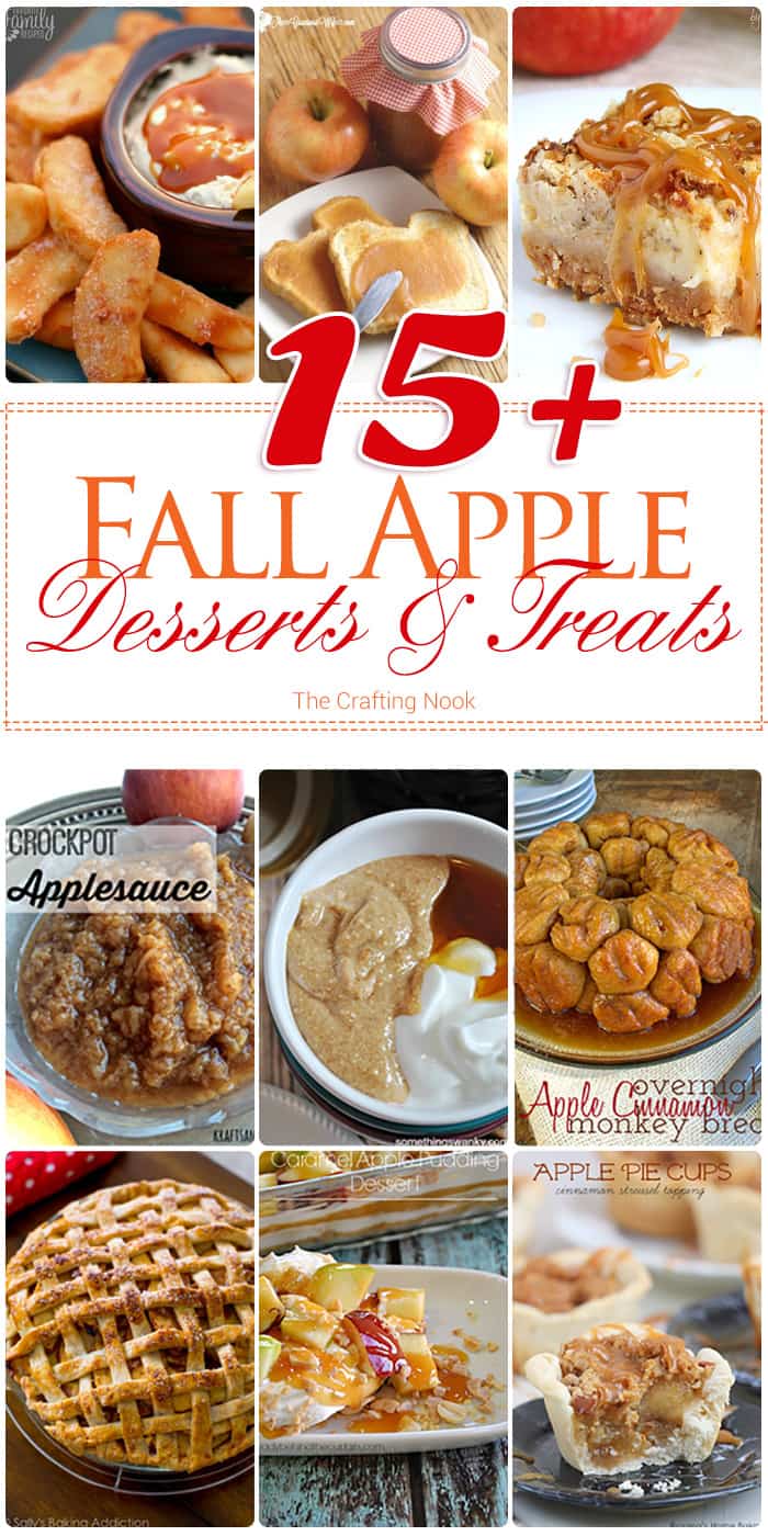 15+ Fall Apple Desserts & Treats
