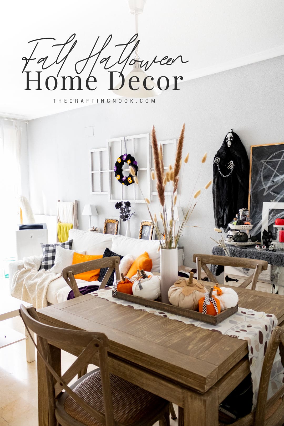 Our Fall and Halloween Decor cover image with text overlay