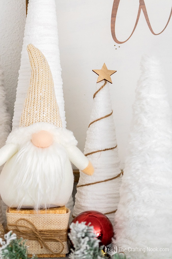 How to Make the Prettiest DIY Yarn Christmas Trees - Bluesky at Home