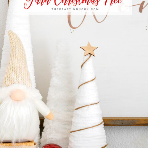 How to Make a DIY Yarn Christmas Tree in 3 Easy Steps - The Crafting Nook