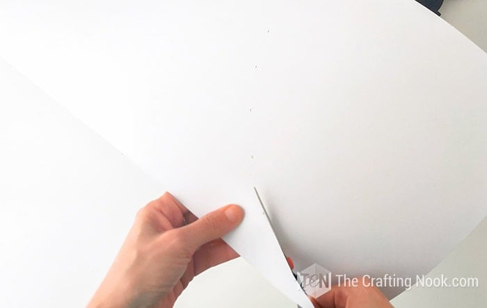 rolling the cardstock