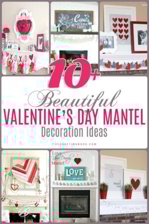 10 Beautiful Valentine's Day Mantel Decorations Ideas Round Up!