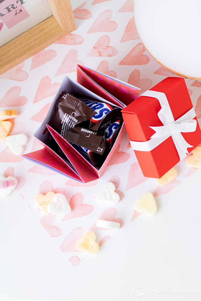 DIY Candy Box for Valentine's Day - The Crafting Nook