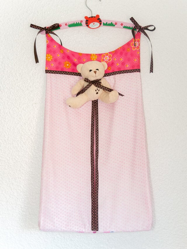 DIY Wall Diaper Stacker Tutorial Cover Image