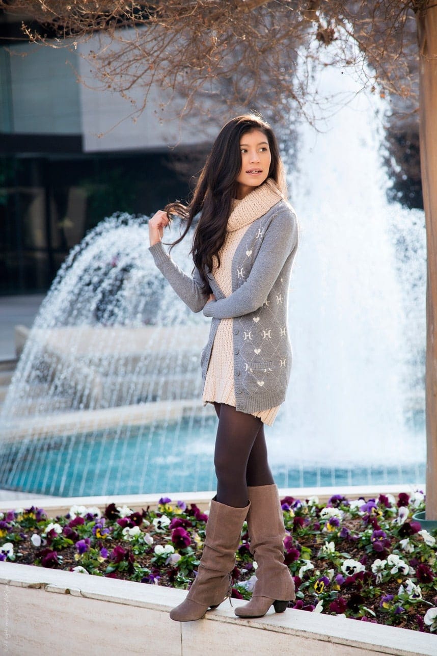SUEDE BOOTS TO WEAR WITH TIGHTS
Share via: