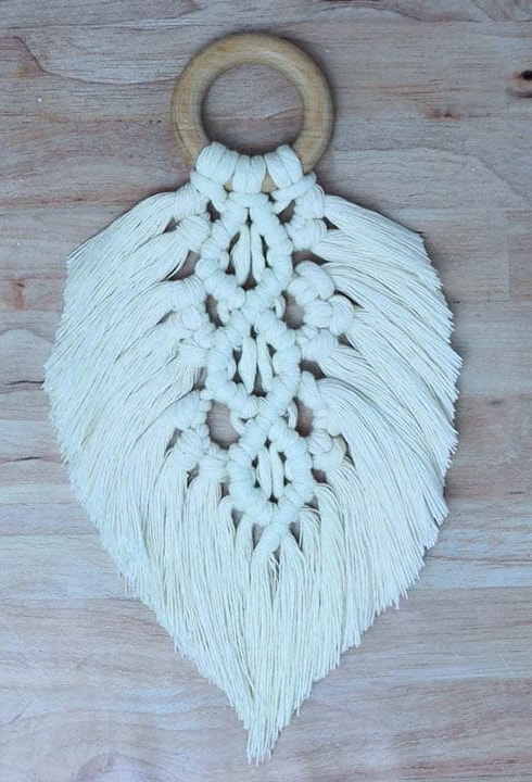 Macrame Feather DIY by Marching North