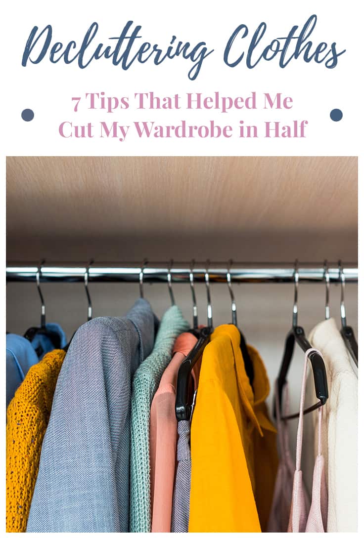 Decluttering Clothes: 7 Tips That Helped Me Cut My Wardrobe In Half by Little Coffee Fox