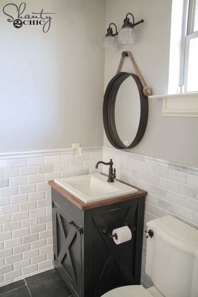 Build a Bathroom Small Vanity From Scratch