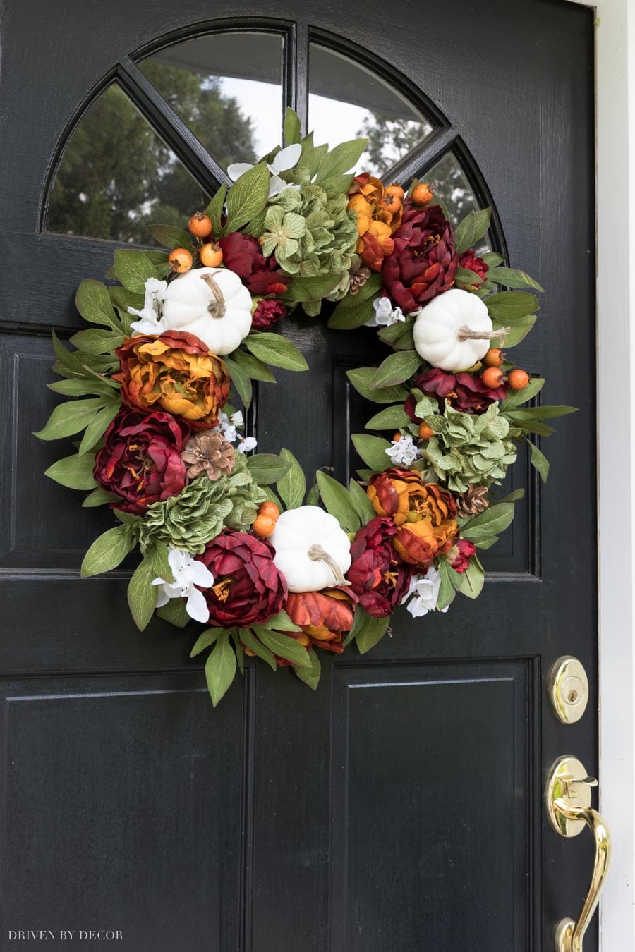 Favorite Fall Wreaths for Your Front Door! via Driven by Decor