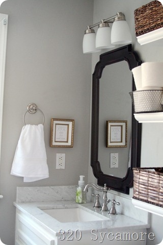 Elegant and rustic bathroom nook. image 2