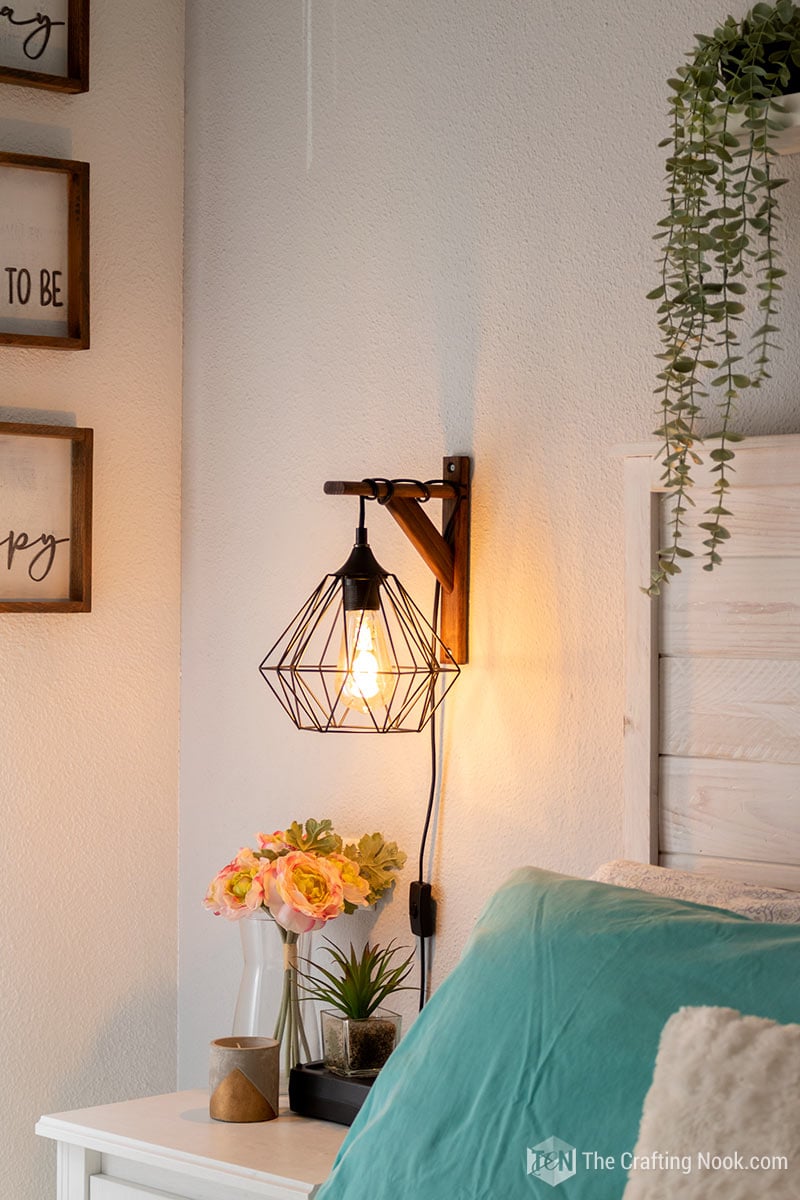 Rustic wall lamps 2024 with cords