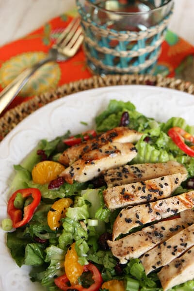 Caribbean Salad with Sweet Orange Vinaigrette by Our Best Bites