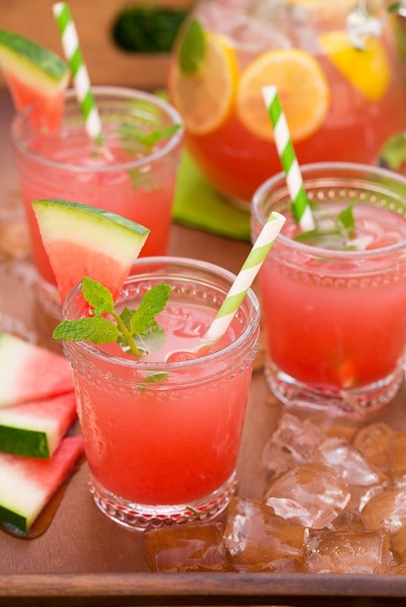 Watermelon Lemonade by Cooking Classy