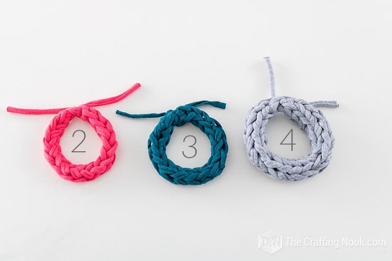 2,3, and 4 Finger Knitted Bracelet