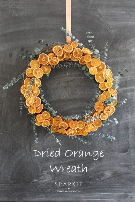 Dried Orange Wreath by Sparkle Living