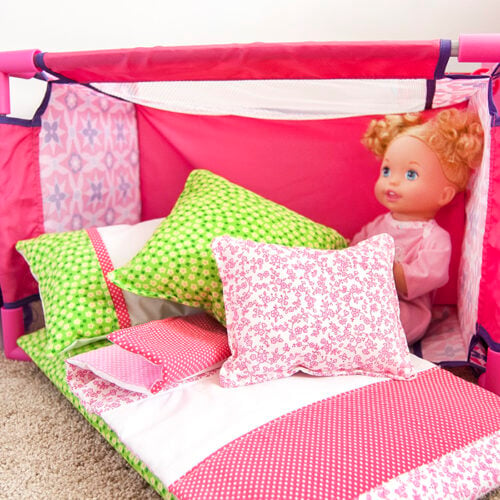 How to Make Doll Bedding Set for Cribs or Cradles The Crafting Nook